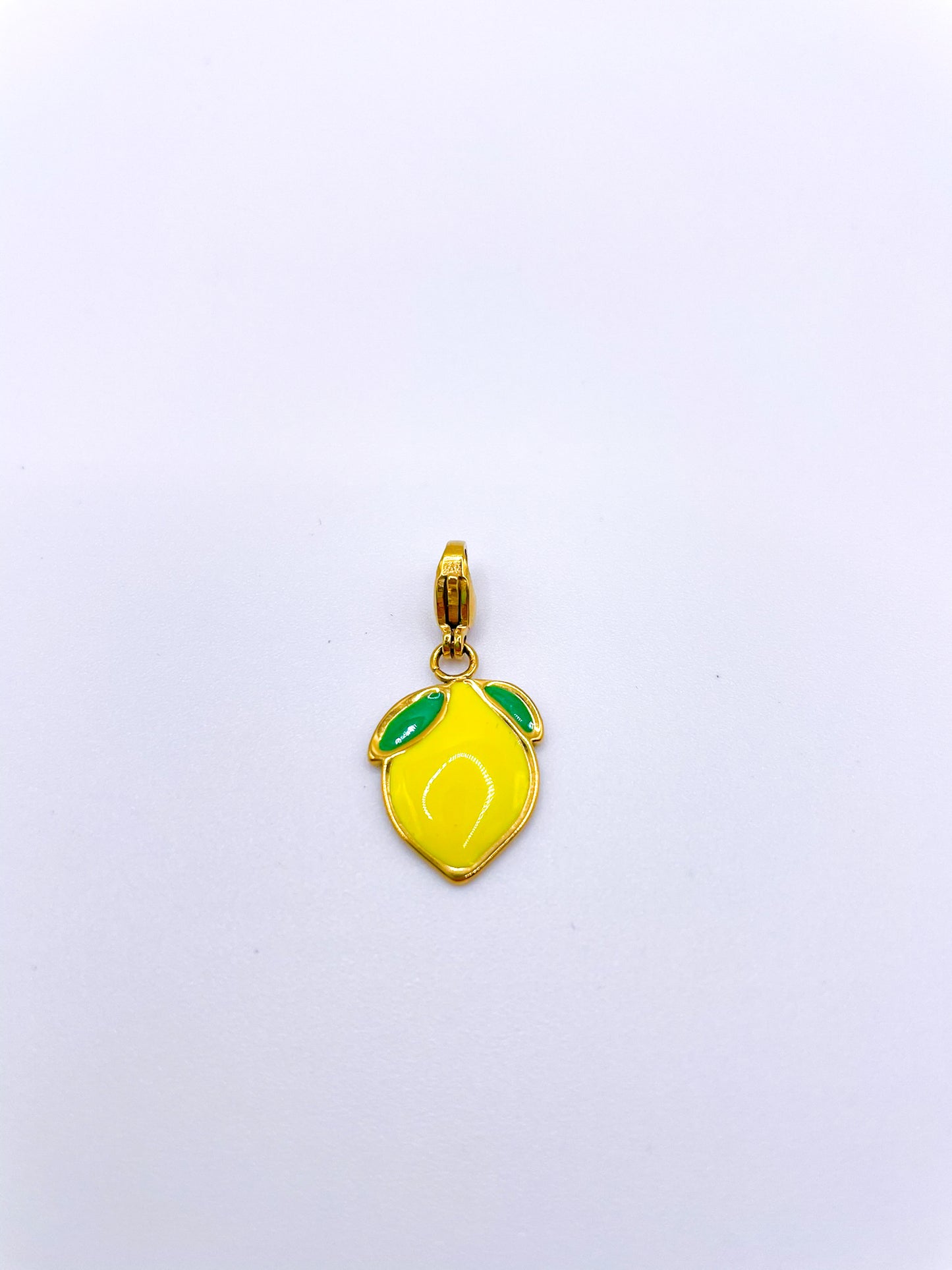 CHARMS CITRON AVEC DÉTAILS DORÉS