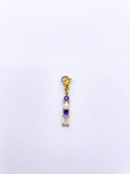 CHARMS PERLES BLANCHES ET BLEUES